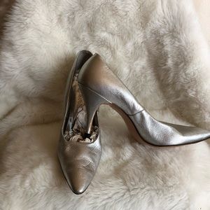 Vintage silver heels